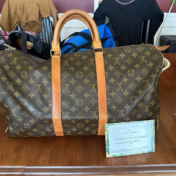 Authentic Louis Vuitton Boston Bag Keep all SO Monogram travel bag. - Picture 5 of 10